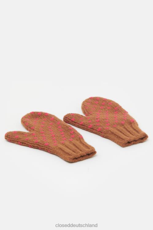 Zubehör kastanienbraun 0RP8Z712 CLOSED Fäustlinge aus Alpaka-Mix Frauen