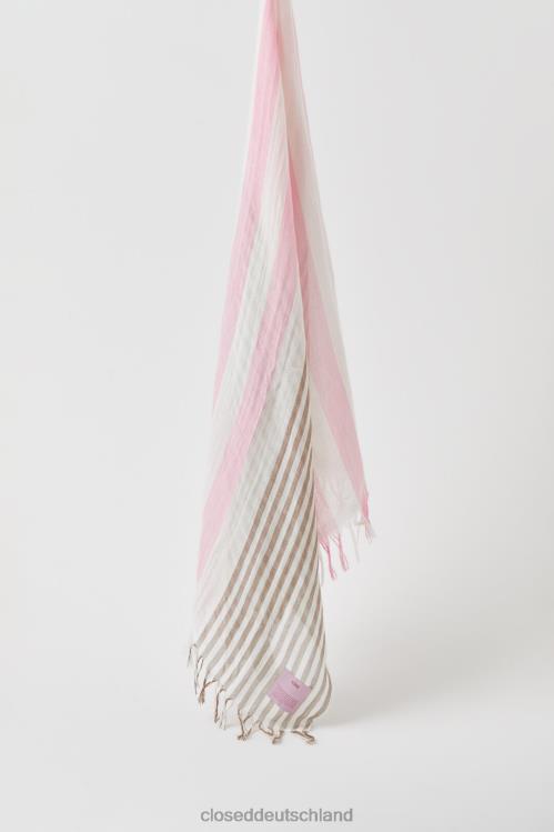 Zubehör rosa Lilien 0RP8Z1829 CLOSED gestreifter Schal Frauen