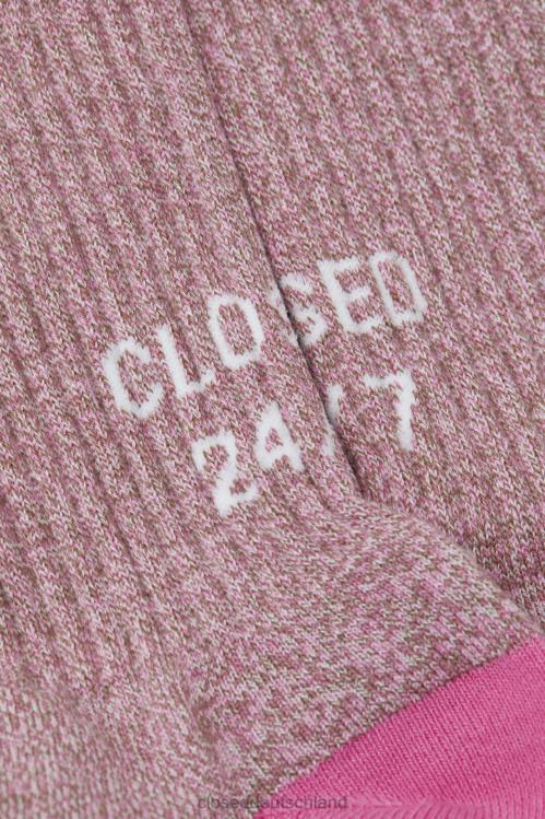 Zubehör rosa Lilien 0RP8Z1846 CLOSED Melange-Socken Frauen