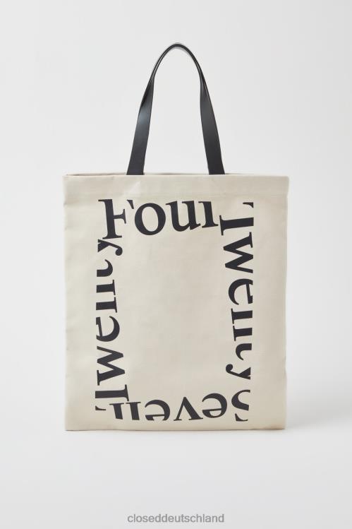 Zubehör Elfenbein 0RP8Z1806 CLOSED Leinentasche Frauen