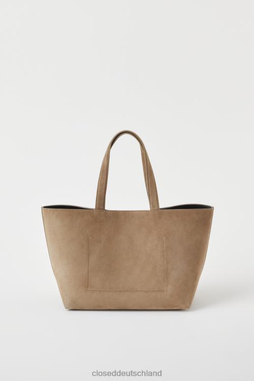 Zubehör graues Furnier 0RP8Z1842 CLOSED Wildledertasche Frauen