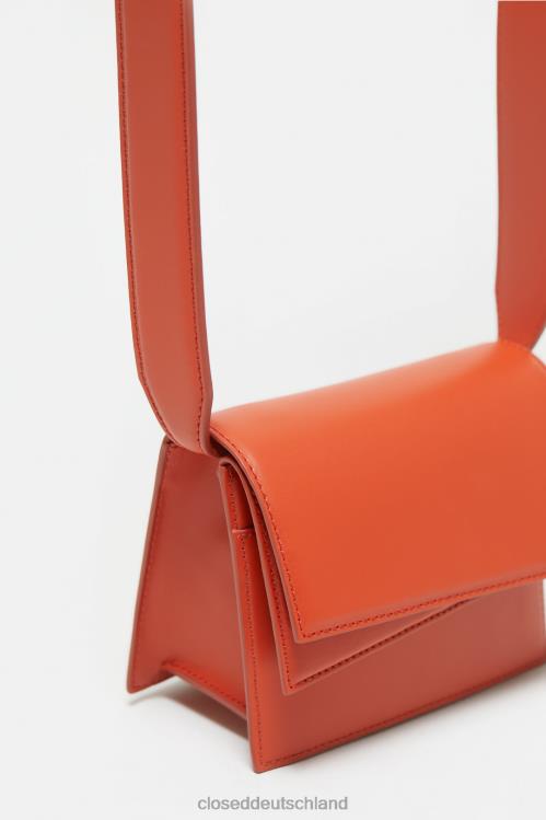 Zubehör leuchtendes Rot 0RP8Z638 CLOSED Umhängetasche klein Frauen