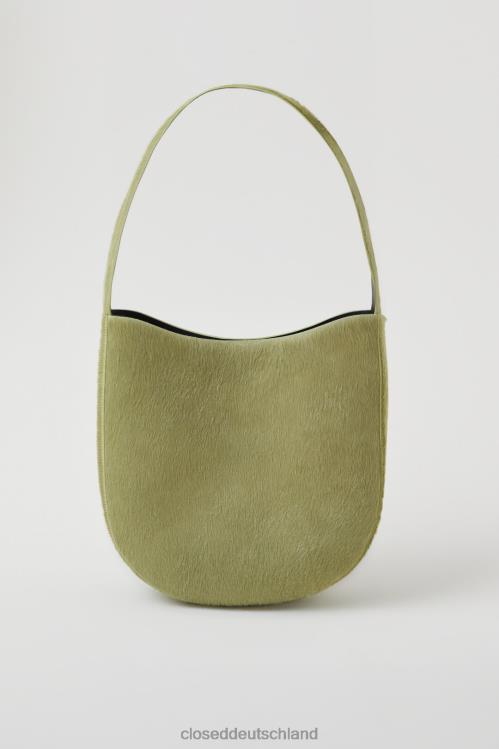 Zubehör neues Grün 0RP8Z1799 CLOSED halbrunde Tasche großes Fell Frauen
