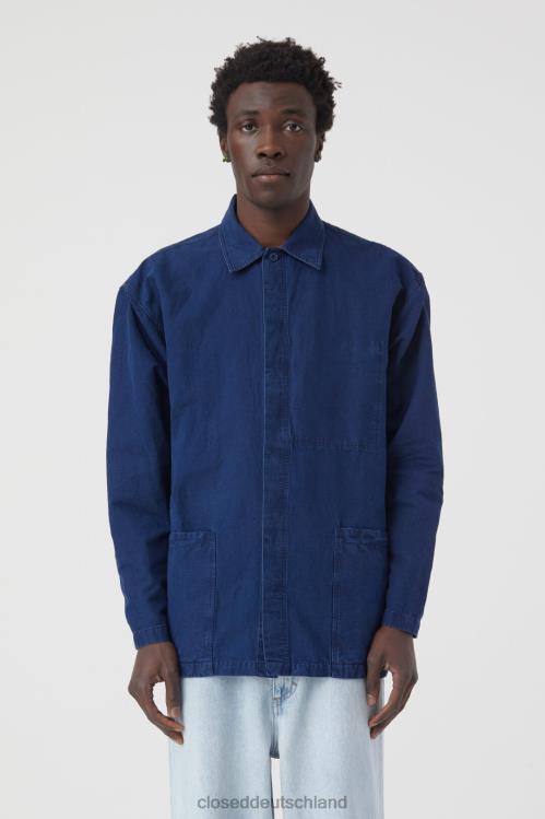 Kleidung Dunkelblau 0RP8Z2109 CLOSED Arbeiterhemd Männer