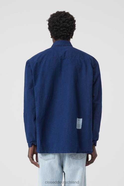 Kleidung Dunkelblau 0RP8Z2109 CLOSED Arbeiterhemd Männer