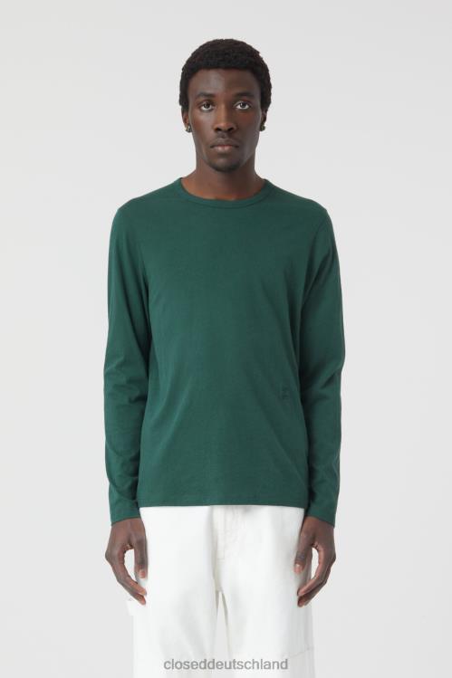 Kleidung Farngrün 0RP8Z1021 CLOSED Longshirt aus Baumwolle und Kaschmir Männer