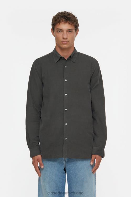 Kleidung Holzkohle 0RP8Z979 CLOSED Basic-Shirt Männer