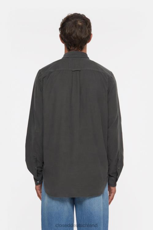Kleidung Holzkohle 0RP8Z979 CLOSED Basic-Shirt Männer