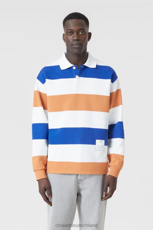 Kleidung Karneolbraun 0RP8Z2149 CLOSED Rugby-Poloshirt Männer
