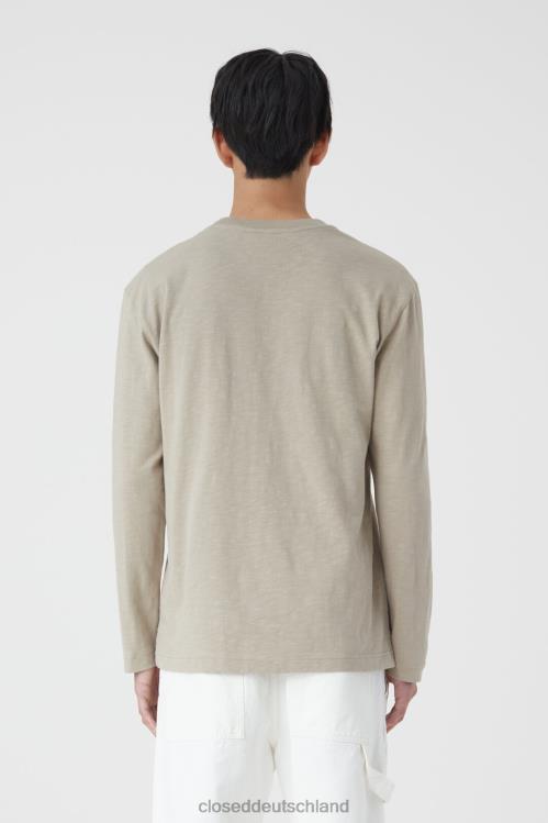 Kleidung Keks 0RP8Z1008 CLOSED klassisches Langarmshirt Männer