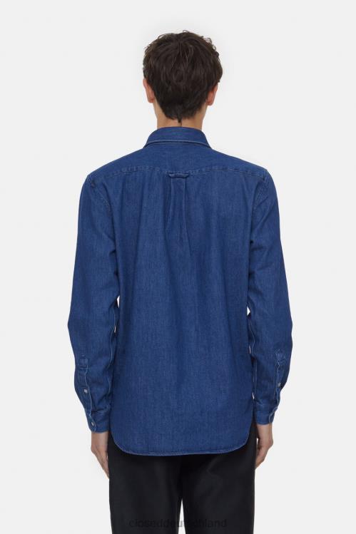 Kleidung Mittelblau 0RP8Z998 CLOSED Jeanshemd Männer