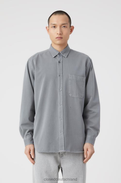 Kleidung Mondgestein 0RP8Z2083 CLOSED formelles Armeehemd Männer