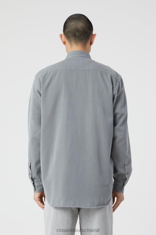 Kleidung Mondgestein 0RP8Z2083 CLOSED formelles Armeehemd Männer