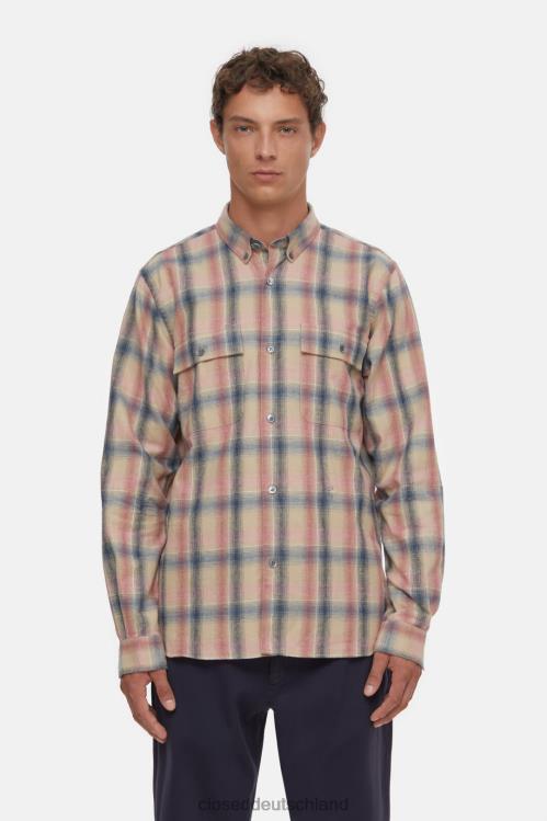 Kleidung Rosenstaub 0RP8Z984 CLOSED Flanellhemd Männer