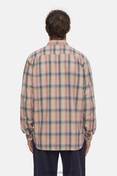 Kleidung Rosenstaub 0RP8Z984 CLOSED Flanellhemd Männer