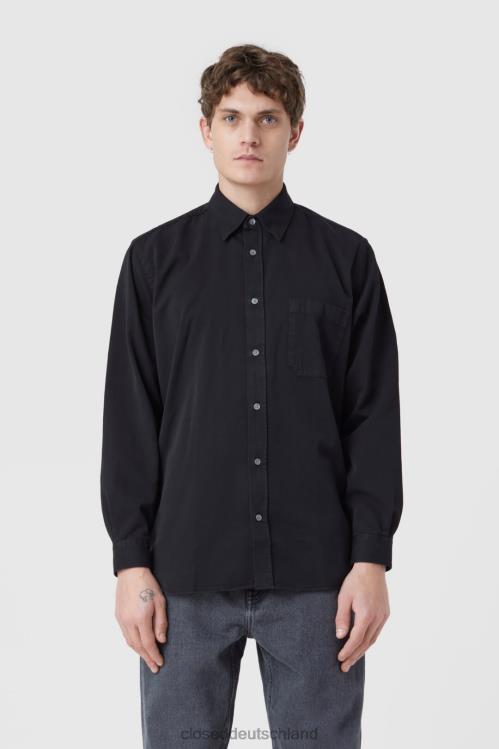 Kleidung Schwarz 0RP8Z989 CLOSED formelles Armeehemd Männer