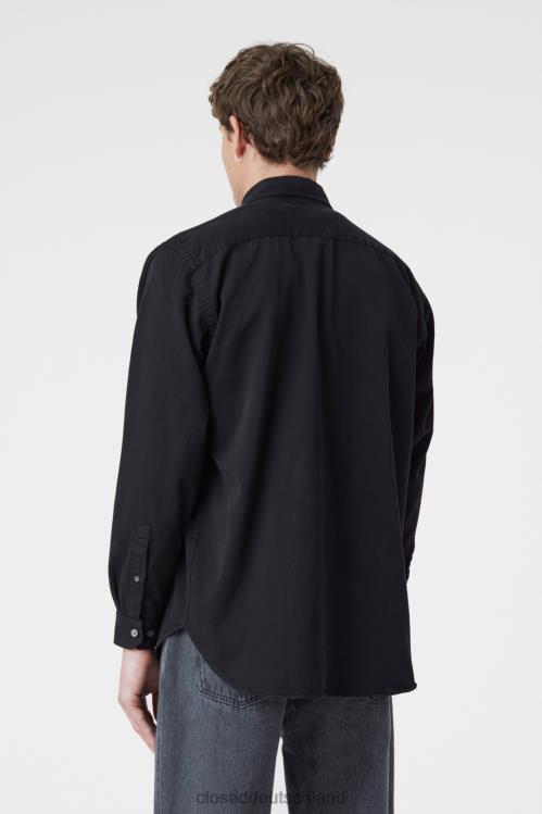 Kleidung Schwarz 0RP8Z989 CLOSED formelles Armeehemd Männer