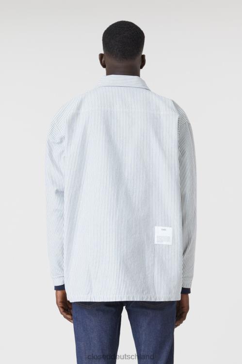 Kleidung dunkle Nacht 0RP8Z2093 CLOSED Arbeiterhemd Männer