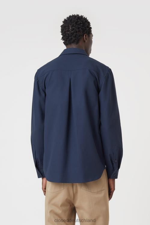 Kleidung dunkle Nacht 0RP8Z975 CLOSED Utility-Shirt Männer