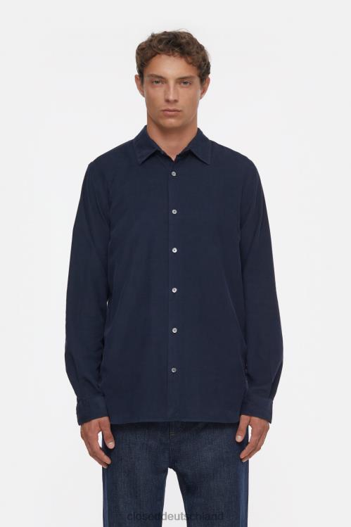 Kleidung dunkle Nacht 0RP8Z980 CLOSED Basic-Shirt Männer