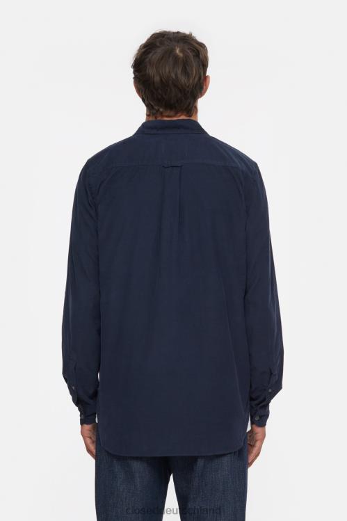 Kleidung dunkle Nacht 0RP8Z980 CLOSED Basic-Shirt Männer