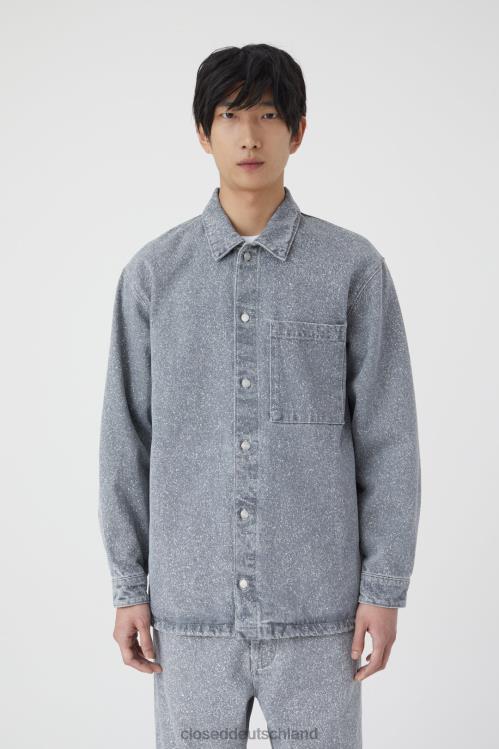Kleidung mittelgrau 0RP8Z986 CLOSED Jeans-Overshirt Männer