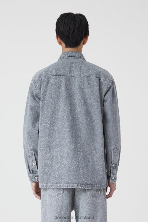 Kleidung mittelgrau 0RP8Z986 CLOSED Jeans-Overshirt Männer
