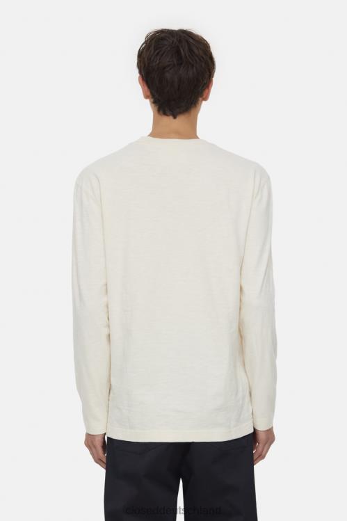 Kleidung naturfarben 0RP8Z1007 CLOSED klassisches Langarmshirt Männer