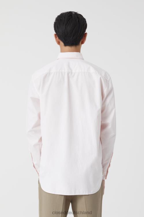 Kleidung rosa Hortensie 0RP8Z2095 CLOSED Popeline-Hemd Männer