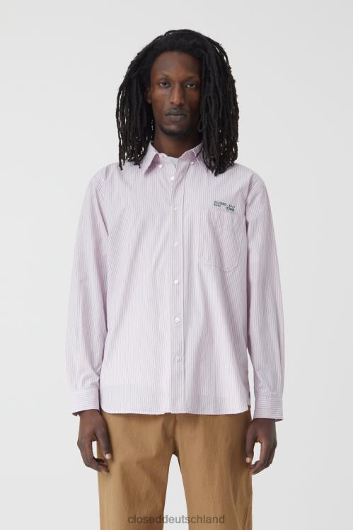 Kleidung rosa Hortensie 0RP8Z2097 CLOSED formelles Hemd Männer