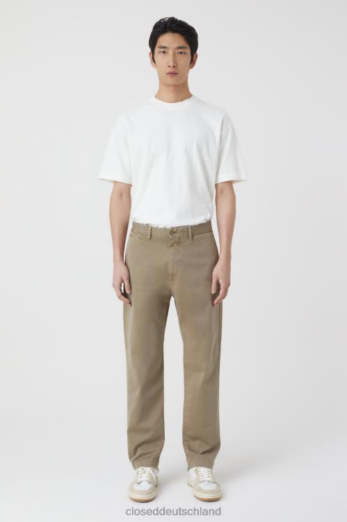 Kleidung Afrikanischer Sand 0RP8Z1964 CLOSED Hose im Tacoma-Stil, konisch zulaufend Männer