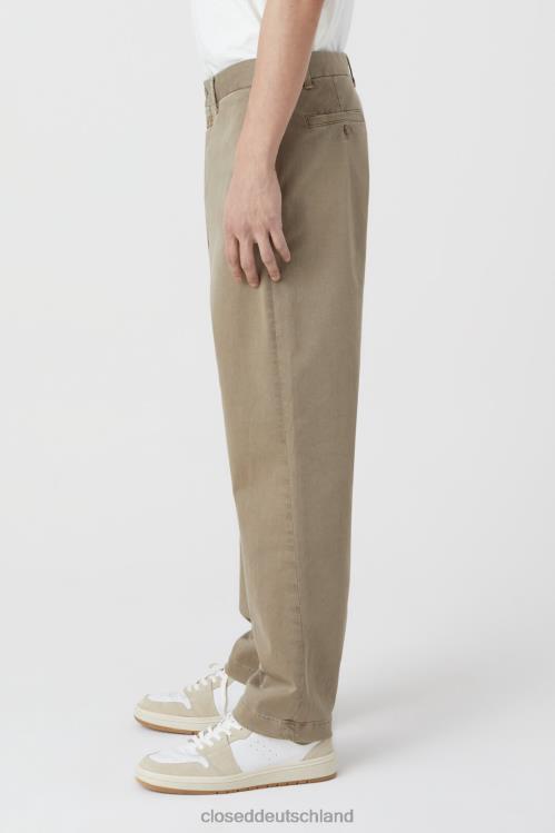 Kleidung Afrikanischer Sand 0RP8Z1964 CLOSED Hose im Tacoma-Stil, konisch zulaufend Männer