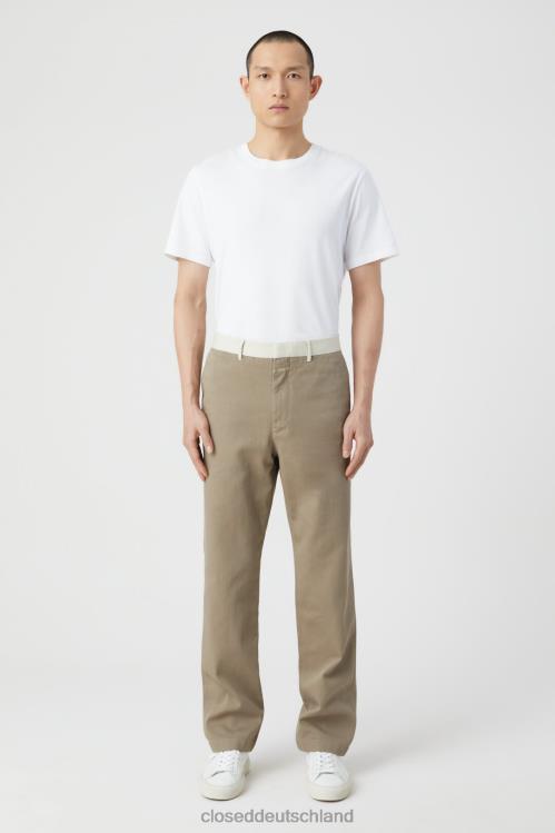 Kleidung Afrikanischer Sand 0RP8Z1986 CLOSED Hosenstil Nassau gerade Männer