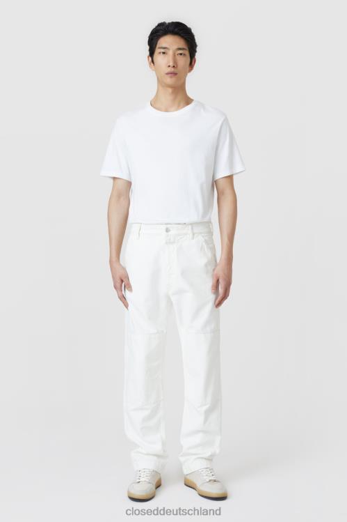Kleidung Elfenbein 0RP8Z842 CLOSED Baumwollcanvas im Hosenstil Männer