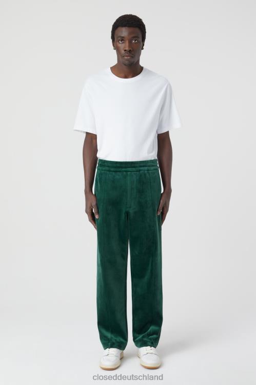 Kleidung Farngrün 0RP8Z844 CLOSED Jogginghose aus Samt Männer
