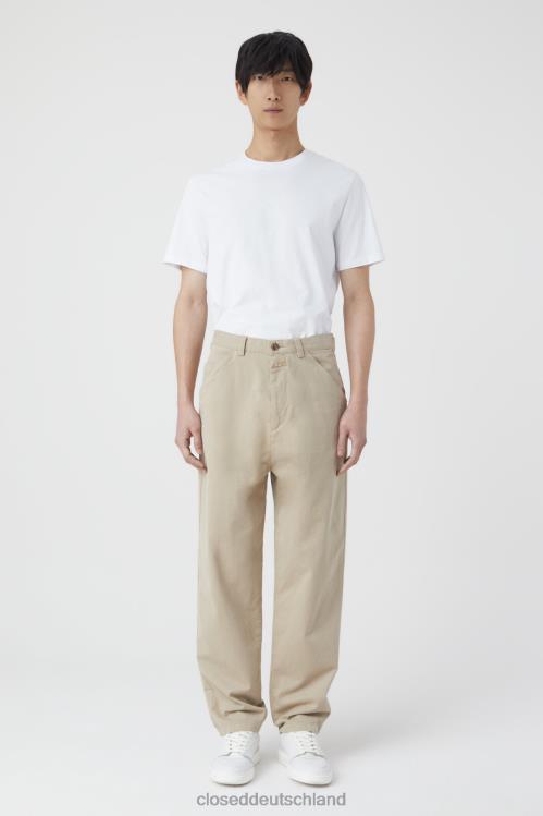 Kleidung Keks 0RP8Z828 CLOSED Hose im Dover-Stil, konisch zulaufend Männer