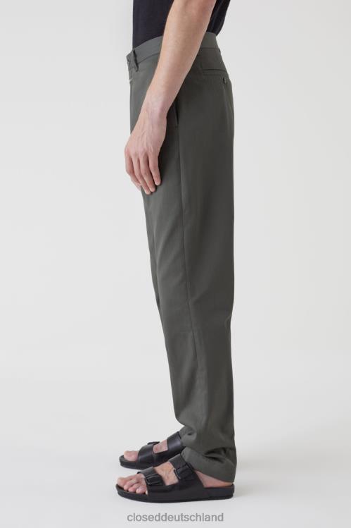 Kleidung Mangoldgrün 0RP8Z1969 CLOSED Hose im Tacoma-Stil, konisch zulaufend Männer