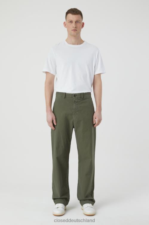 Kleidung Mangoldgrün 0RP8Z1979 CLOSED Hose im Livington-Stil, weit Männer