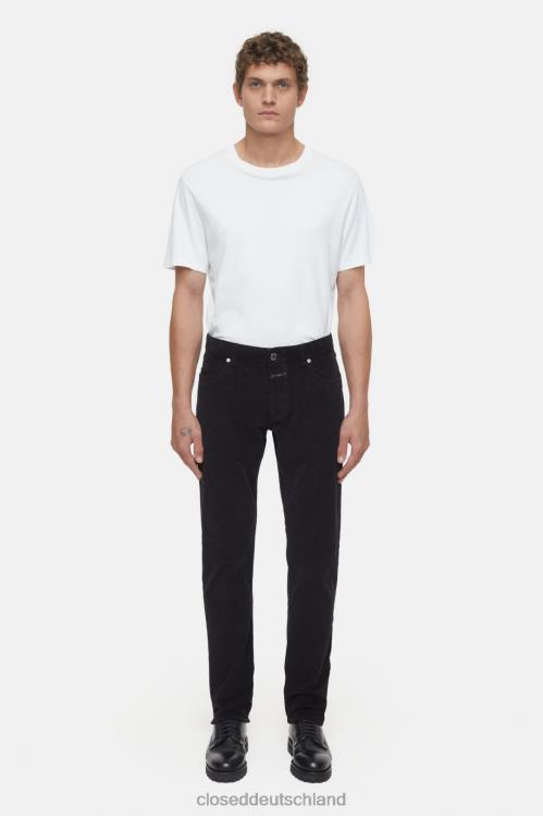 Kleidung Schwarz 0RP8Z867 CLOSED Hose im Einheits-Slim-Stil Männer