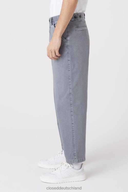 Kleidung aschgrau 0RP8Z831 CLOSED Hose im Dover-Stil, konisch zulaufend Männer