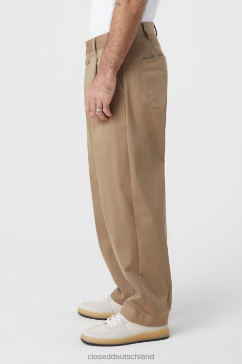 Kleidung brauner Zucker 0RP8Z816 CLOSED Hosenstil Blomberg weit Männer