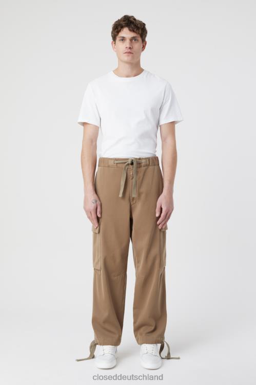 Kleidung brauner Zucker 0RP8Z839 CLOSED Hose im Freeport-Stil, weit Männer