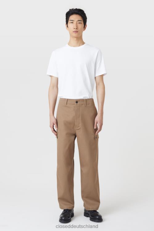 Kleidung brauner Zucker 0RP8Z843 CLOSED Hose im Cove-Stil, kurz geschnitten Männer