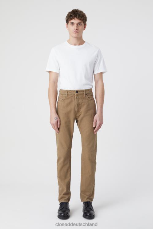 Kleidung brauner Zucker 0RP8Z869 CLOSED Hosenstil Oakland gerade Männer