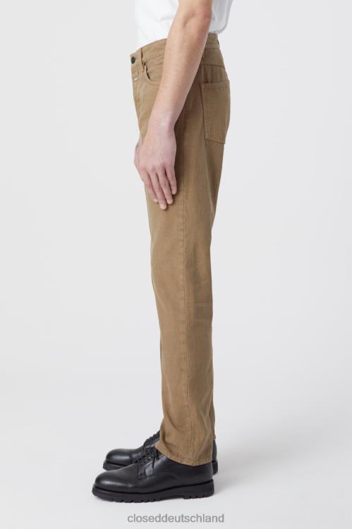 Kleidung brauner Zucker 0RP8Z869 CLOSED Hosenstil Oakland gerade Männer