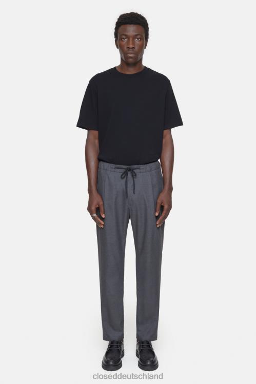 Kleidung dunkelgrau meliert 0RP8Z853 CLOSED Hosenstil Vigo konisch Männer
