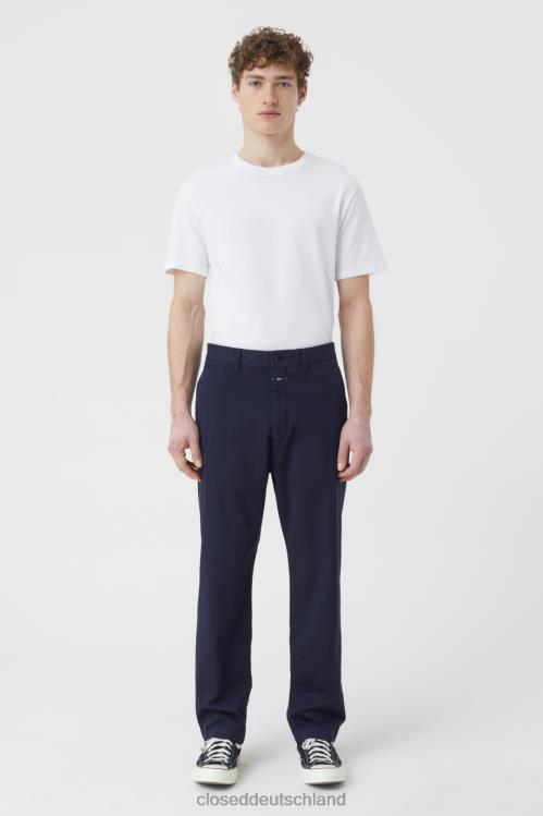 Kleidung dunkle Nacht 0RP8Z1965 CLOSED Hose im Tacoma-Stil, konisch zulaufend Männer
