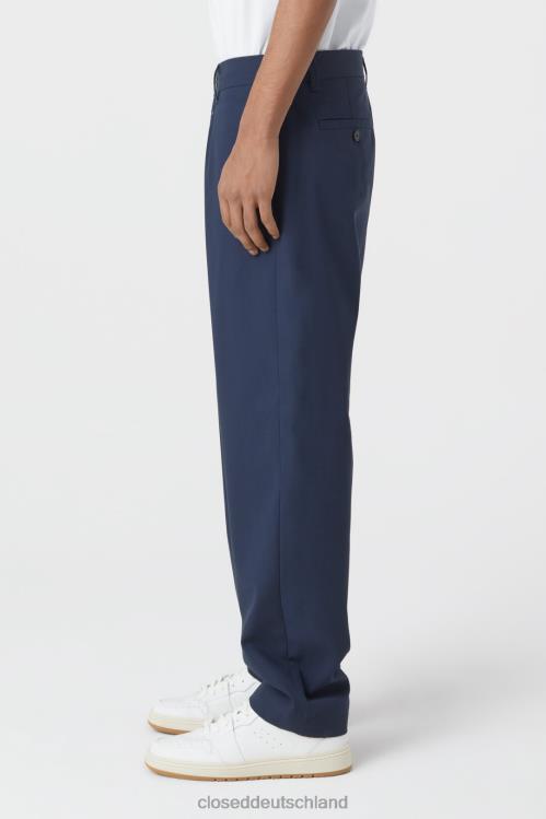 Kleidung dunkle Nacht 0RP8Z1966 CLOSED Hose im Tacoma-Stil, konisch zulaufend Männer