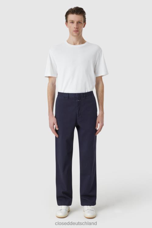 Kleidung dunkle Nacht 0RP8Z1988 CLOSED Hosenstil Nassau gerade Männer