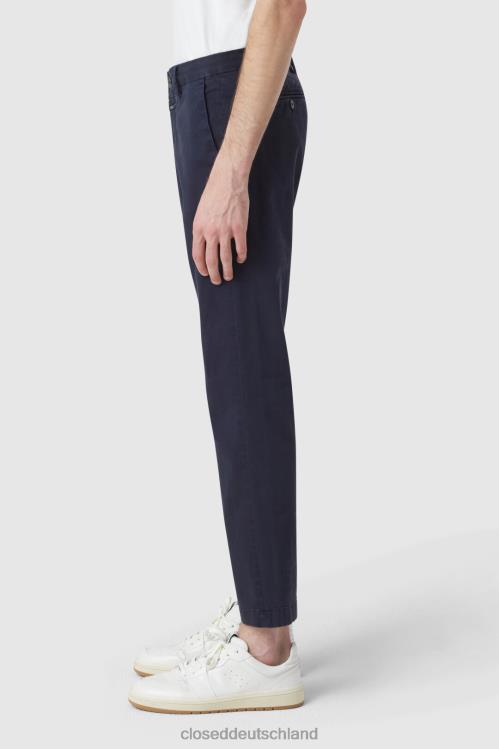 Kleidung dunkle Nacht 0RP8Z1992 CLOSED Hose im Atelier-Stil, konisch zulaufend Männer